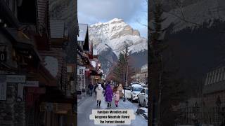 Afternoon Stroll in Banff Gorgeous Views and Live Soft Music streetmusic winterwalks handpan [upl. by Jaclyn46]