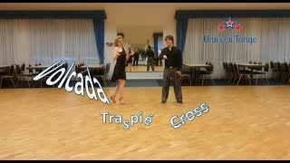 Tango lesson  Volcada traspié and cross [upl. by Notsnarc126]