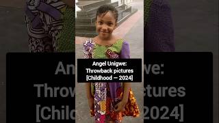 Angel Unigwe Throwback pictures Childhood — 2024 angelunigwe nigeriaentertainment [upl. by Firehs]