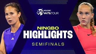 Kasatkina Badosa Andreeva amp Muchova face off in Ningbo  WTA Match Highlights [upl. by Krista]