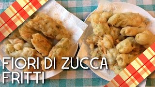 FIORI DI ZUCCA FRITTI🌼  CRICUCINA [upl. by Avik]