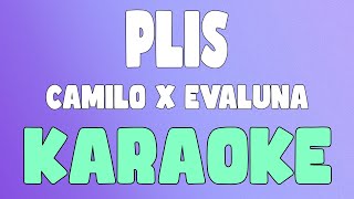 PLIS KaraokeInstrumental  Camilo x Evaluna [upl. by Etezzil]