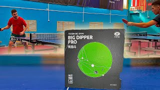 Очередной БИГ ДИППЕР Yinhe Big Dipper Pro39 Обзор на накладку для настольного тенниса [upl. by Ziza]