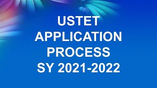 UST application  2021 2022 [upl. by Levison327]