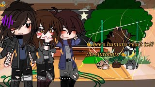 🍷bees humans react to the Autobots🐝🌙 TinyCrazyTurus00 🌙 [upl. by Quarta]