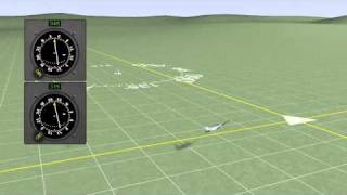 Aviation Animation  Using VORs for VOR Navigation [upl. by Rimat732]