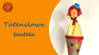 Wie du einen TÜTENCLOWN bastelst DIY I Waldorf Bastelei [upl. by Ziagos731]