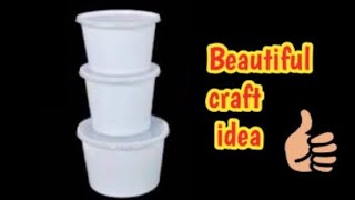 biriyani box reuse ideas plastic box craft ideas plasticbox biriyanibox craftideas [upl. by Ayokahs]