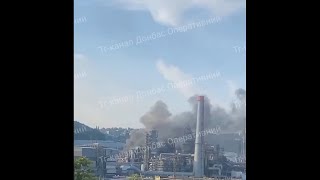 Ukrainian Drones Hit Tuapse Oil Refinery and Morozovsk Air Base [upl. by Bohi572]