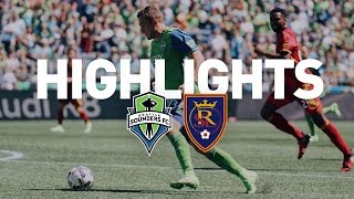 Highlights Seattle Sounders FC vs Real Salt Lake  May 20 2017 [upl. by Astra]