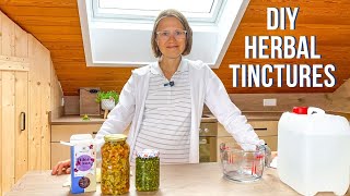 DIY Herbal Tinctures NO ALCOHOL herbaltincture herbalextracts herbalremedies [upl. by Qulllon]