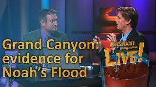 Grand Canyon  Evidence for Noahs Flood Creation Magazine LIVE 306 [upl. by Laehcar]