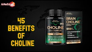 45 Benefits of Choline [upl. by Dinnage]