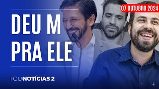 ICL NOTÍCIAS 2  071024  PF CONFIRMA LAUDO FALSO BOULOS E NUNES PARTEM PARA 2º TURNO [upl. by Sikko]