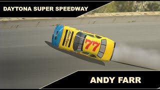 Andy Farr NR2003 Crash Remake  Daytona Super Speedway [upl. by Ydwor]