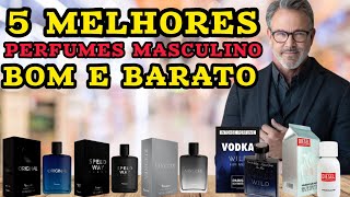 5 Melhores Perfume Masculinos Bom e Barato [upl. by Spevek]