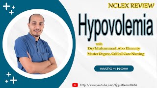 Hypovolemia ǁ def  types causes signs symptoms and nursing interventions ǁ NCLEX كورس [upl. by Gona]