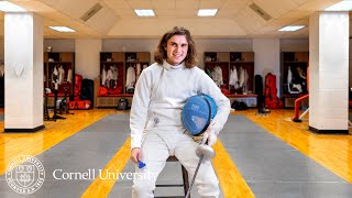 En Garde Max Dolmetsch ’25 on Cornell Men’s Fencing [upl. by Heinrich945]