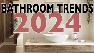 BATHROOM TRENDS 2024  Interior Design [upl. by Fahey]