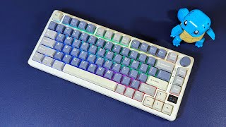 Royal Kludge RK M75 Mechanical Keyboard Sound Test [upl. by Itida]