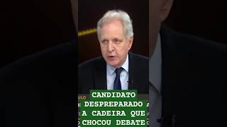 Candidato Despreparado A Cadeira que Chocou o Debate politicabrasil [upl. by Ardnoyek612]