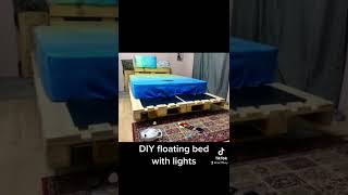 DIY floating bed using pallets [upl. by Midan]