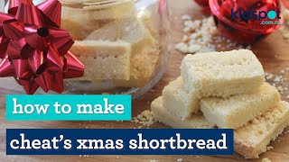 Easy recipe How to make cheats Christmas shortbread [upl. by Leihcim]