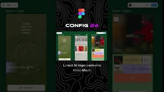 Latest improvements in Figma \ Config 24 ai figma ui figmatutorial uiux [upl. by Estes]