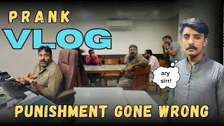 Punishment Parh Gai Bhari 😱🤯 Uzairs Daily Diary prank dailyvlog entertainment prankgonewrong [upl. by Tine]