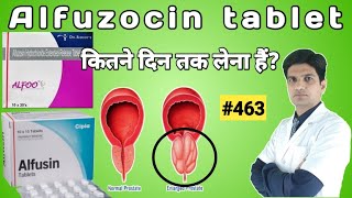 Alfuzocin prolonged release tablets ip 10mg uses  Alfuzocin tablet uses in hindi  Alfuzocin 10 mg [upl. by Ayin]