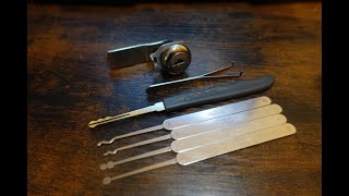 7 Zamek Krzywkowy  Technika Otwierania Bez Klucza  Wafer Lock Picking [upl. by Kamila]