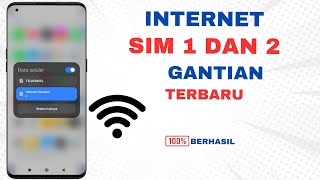 Cara Mengubah Data SIM 1 ke SIM 2 di HP Android Terbaru [upl. by Alleahcim]