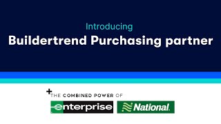 Buildertrend Purchasing partner Enterprise RentACar and National Car Rental [upl. by Goeger]