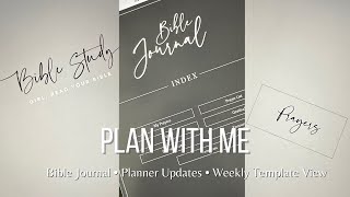 Digital Planner Update  Prayer Journal Tour  My weekly Template [upl. by Nomzzaj827]