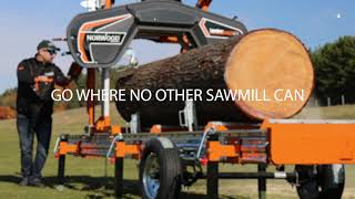 Norwood LumberMax HD38 MegaSawmill  Go where no other sawmills can [upl. by Salman570]