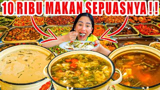 WARUNG VIRAL BAYAR 10 RIBU BISA MAKAN PORSI KULI DAN NAMBAH 10X SEPUASNYA🔥 [upl. by Nodnar]