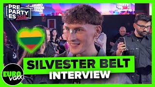 🇱🇹 SILVESTER BELT  ‘LUKTELK’ INTERVIEW  Madrid PrePartyES 2024  Lithuania Eurovision 2024 [upl. by Enohpesrep]