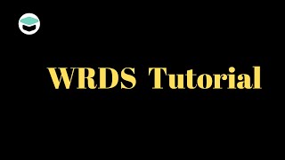 WRDS Tutorial CRSP and Compustat Databases  Equity Investing  Quantitative Research [upl. by Auhso]