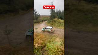 Ford Fiesta Rally 2 Overshoot amp Stall Clare Forestry Rally 2024 rally automobile ford car wrc [upl. by Mullins]