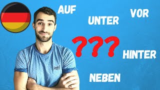 5 deutsche Präpositioen die du brauchst  Deutsch lernen für Anfänger [upl. by Weylin]