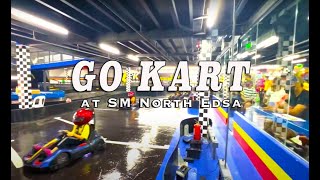 Kart indoor Go Kart at SM North [upl. by Ahsekam]