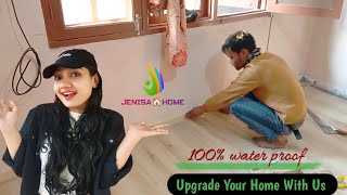 Waterproof Flooring Installation In Nepal  How to Installation laminate spcflooring vinyl [upl. by Odnuges748]