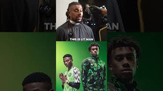 Alex Iwobi on that iconic 2018 Nigeria kit 🦅 [upl. by Adirahs]