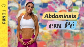 Elimine Gordura da Pochete l Abdominais em Pé [upl. by Lisbeth228]