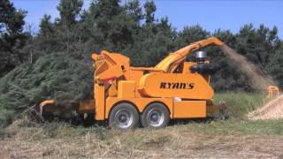 Ryans Equipment BioChip20 Wood Chipper [upl. by Gerdeen691]