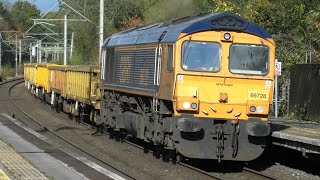 Fantastic Few Hours at Wilmslow Station 22nd October 24 passenger  Freight Trains [upl. by Brien]