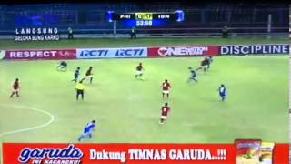 FULL MATCH AFC U19 Qualifier Indonesia vs Philipine 20 10Oct 2013 [upl. by Alexi302]