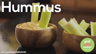 Hummus de Garbanzo SIN ACEITES  Comida Saludable [upl. by Doehne]