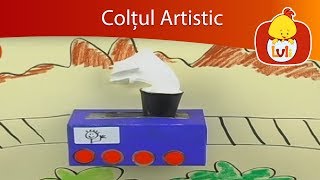 Colțul Artistic  Tren și de porc pentru copii [upl. by Kit]