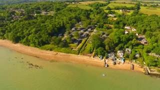 Woodside Bay Lodge Retreat from Above [upl. by Allicsirp]